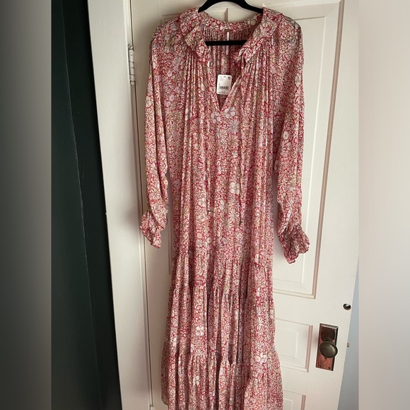 NWT Free People Feeling Groovy Maxi Dress size Large - Picture 2 of 5
